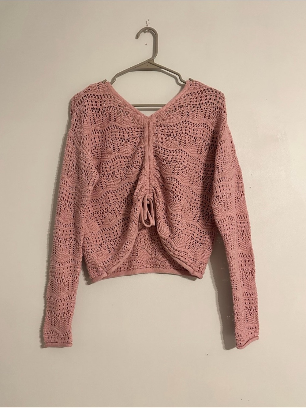 Jessica Simpson Women’s Pink Long Sleeve Sweater Size Small